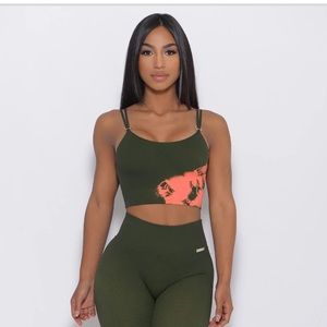 Bombshell sportswear dip dye seamless bra